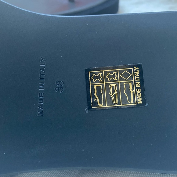 GIA Borghini x RHW Flat Thong Suede Sandals - Picture 8 of 13